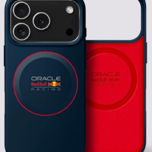 Red Bull Silicone Red Ring MagSafe dėklas skirtas Apple iPhone 17 Pro Navy mėlynos spalvos