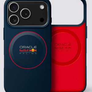Red Bull Silicone Red Ring MagSafe dėklas skirtas Apple iPhone 17 Pro Max Navy mėlynos spalvos