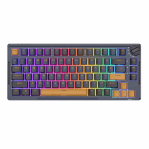 Royal Kludge RK H81 - US layout - Hot-Swappable Brown Switches - Star Night (Juoda) Belaidė Žaidimų Klaviatūra