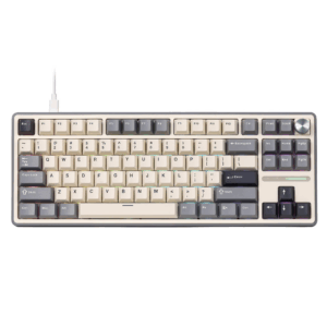Royal Kludge RK R87 Pro - US layout - Hot-Swappable Brown Switches - Grey (Pilka) Žaidimų Klaviatūra