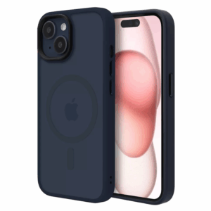 Musthavz Air Protect Dėklas Apple iPhone 15, tamsiai mėlynos spalvos