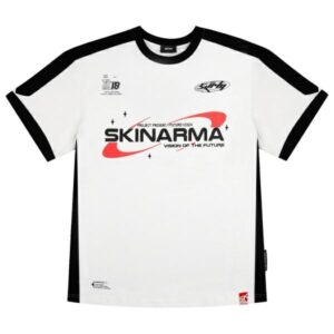 T-shirt Skinarma Halo XL baltos spalvos