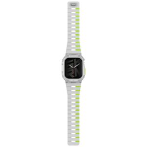 Apyrankė + dėklas Skinarma Gemini skirti Apple Watch 42mm niteglow - Image 2