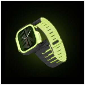 Apyrankė + dėklas Skinarma Gemini skirti Apple Watch 42mm niteglow - Image 4