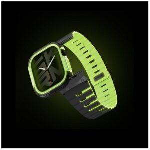 Apyrankė + dėklas Skinarma Gemini skirti Apple Watch 46mm niteglow - Image 3