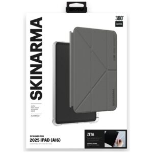 Dėklas Skinarma Zeta skirtas Apple iPad 11" A16 (2025) / iPad 10.9" 10 gen. (2022) pilkos spalvos - Image 8