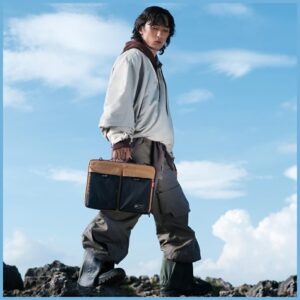 Nešiojamo kompiuterio dėklas Skinarma Jager 14" rudos spalvos - Image 4