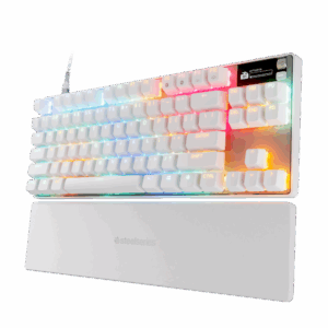 SteelSeries Apex Pro TKL Gen 3 - US layout - Magnetic OmniPoint 3.0 Switches - White (Balta) Magnetinė Žaidimų Klaviatūra