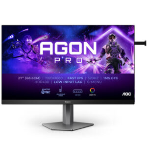 AOC AGON Pro AG276FK, 27 Inch žaidimų monitorius, 520Hz, IPS, Adaptive Sync - Image 2