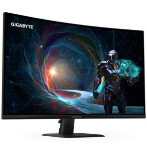 GIGABYTE GS32QCA EU, 32 Inch Curved žaidimų monitorius, 180Hz, WQHD, VA, AdaptiveSync