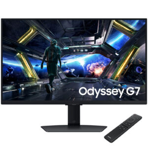 Samsung Odyssey G7 G70D, 27 Inch žaidimų monitorius, 144Hz, IPS, FreeSync - Image 1