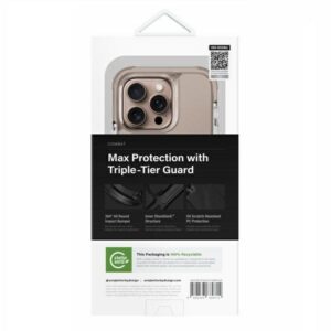 UNIQ Combat Apple iPhone 16 Pro 6.3" Magclick Charging dėklas aukso spalvos/taupe aukso spalvos - Image 5