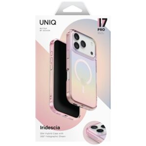 UNIQ Iridescia dėklas skirtas Apple iPhone 17 Pro Magclick Charging rožinės spalvos prism - Image 6