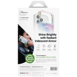 UNIQ Iridescia dėklas skirtas Apple iPhone 17 Pro Max Magclick Charging rožinės spalvos prism - Image 7