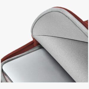 Nešiojamo kompiuterio dėklas UNIQ Cyprus Ridge Edition 14" waterproof neoprene raudonos spalvos - Image 4