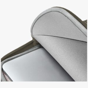 Nešiojamo kompiuterio dėklas UNIQ Cyprus Ridge Edition 14" waterproof neoprene žalios spalvos - Image 4