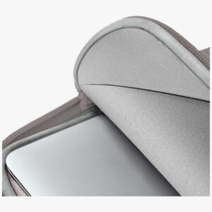 Nešiojamo kompiuterio dėklas UNIQ Cyprus Ridge Edition 14" waterproof neoprene pilkos spalvos - Image 4