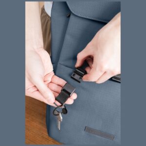 Kuprinė UNIQ Arden RPET 18L juodos spalvos - Image 3