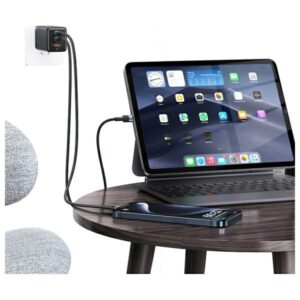 USAMS USB-C į USB-C Kabelis 60W 1.2m Aluminum Alloy Data Kabelis SY Series SJ724USB01 (US-SJ724) - Image 3