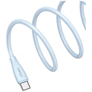Kabelis USAMS Green Series SJ716 60W USB-C į USB-C 1m baltos spalvos - Image 4