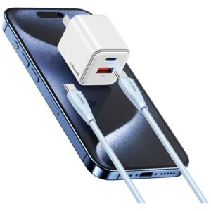 Kabelis USAMS Green Series SJ716 60W USB-C į USB-C 1m mėlynos spalvos - Image 6