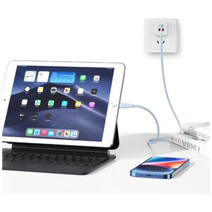 Kabelis USAMS Green Series SJ717 30W USB-C į Lightning 1m mėlynos spalvos - Image 7