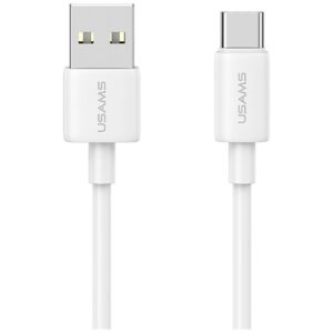Kabelis USAMS YD Series SJ708 18W 3A USB-A į USB-C 1m baltos spalvos