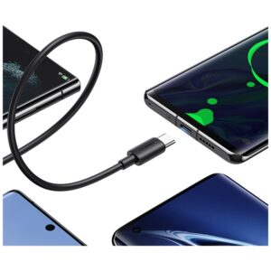 Kabelis USAMS YD Series SJ708 18W 3A USB-A į USB-C 1m baltos spalvos - Image 6