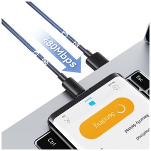 Kabelis USAMS YD Series SJ708 18W 3A USB-A į USB-C 1m baltos spalvos - Image 7