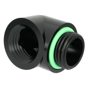 Barrow Dazzle Adapter 90 Degree G1/4 Inch Male to G1/4 Inch Female - Black
