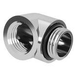 Barrow Dazzle Adapter 90 Degree G1/4 Inch Male to G1/4 Inch Female - Silver