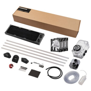 PHANTEKS Glacier EZ-Fit 360 D30-KIT, Water Cooling Kit - juodos spalvos