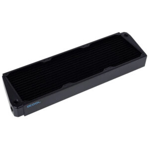 Alphacool NexXxoS XT45 Full Copper X-Flow Radiator – 420mm, juodos spalvos - Image 1
