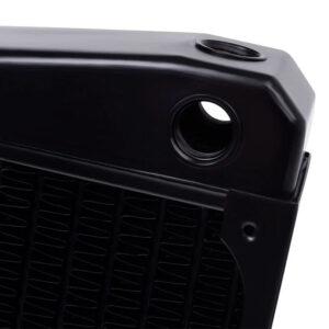 Alphacool NexXxoS XT45 Full Copper X-Flow Radiator – 420mm, juodos spalvos - Image 2