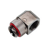 Koolance G1/4 AG to G1/4 IG Adapter, 90°, Swivel - nickel-plated