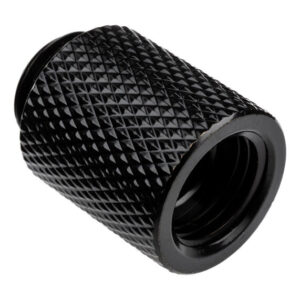 Alphacool Eiszapfen Extension 20mm G1/4 Female to G1/4 Male - Black - Image 1