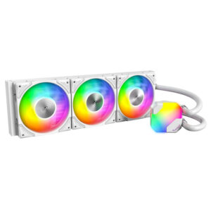 Montech Hyper Flow ARGB AIO water cooling, white - 360mm - Image 2