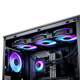 PHANTEKS Glacier One 360D30 X2 DRGB All-in-One Liquid Cooler - 360mm, juodos spalvos