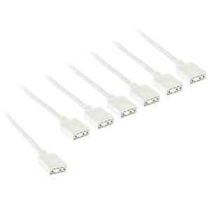 Kolink ARGB 1-6 splitter cable - 30cm, white