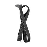 CableMod Basics Universelles 12V-2x6-Cable, 90° Connector, 16-Pin to 16-Pin - juodos spalvos, 60 cm, var. A