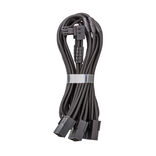 CableMod Pro ModMesh 12V-2x6-Cable, 3x 8-Pin, StealthSense – juodos spalvos, var. A