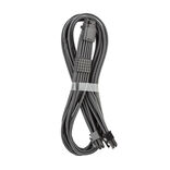 CableMod C-Series Pro ModMesh 12V-2x6-Cable, Sleeved, 16-Pin to 2x 8-Pin, for Corsair Type 4 ir 3 PSUs - carbon, 60cm