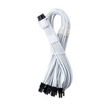 CableMod C-Series Pro ModMesh 12V-2x6-Cable, Sleeved, 16-Pin to 4x 8-Pin, for Corsair Type 4 ir 3 PSUs - baltos spalvos, 60cm