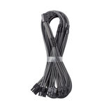 CableMod C-Series Pro Bridged Connection Cable - Variant A, 90°, 16-Pin to 4x8-Pin PCIe, carbon