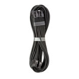 CableMod C-Series Pro ModMesh Bridged Bridged Connection Cable - 8+8-Pin PCIe, juodos spalvos, 60cm