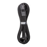 CableMod Universal Pro ModMesh 16-Pin to 16-Pin-Cable, 90° Connector, Sleeved, StealthSense - juodos spalvos, 60 cm, Var. A