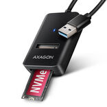 AXAGON ADM2-AM NVMe/SATA SSD Adapter - 10cm