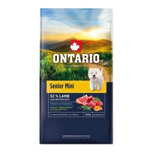 Ontario Senior Mini Lamb & Brown Rice 2,25kg - Image 1
