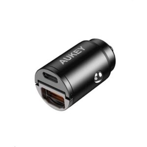 Aukey 30W Ultra Small 2-port automobilinis įkroviklis