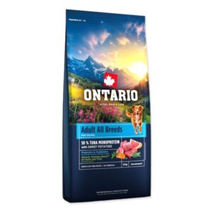 Ontario Adult All breeds Monoprotein Tuna & Sweet potatoes 12kg